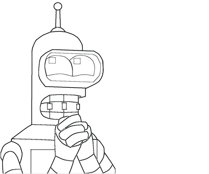 800x667 Futurama Coloring Pages Bender Coloring Pages Leela Futurama