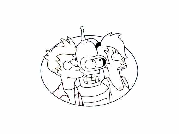 600x450 Futurama To Color For Kids