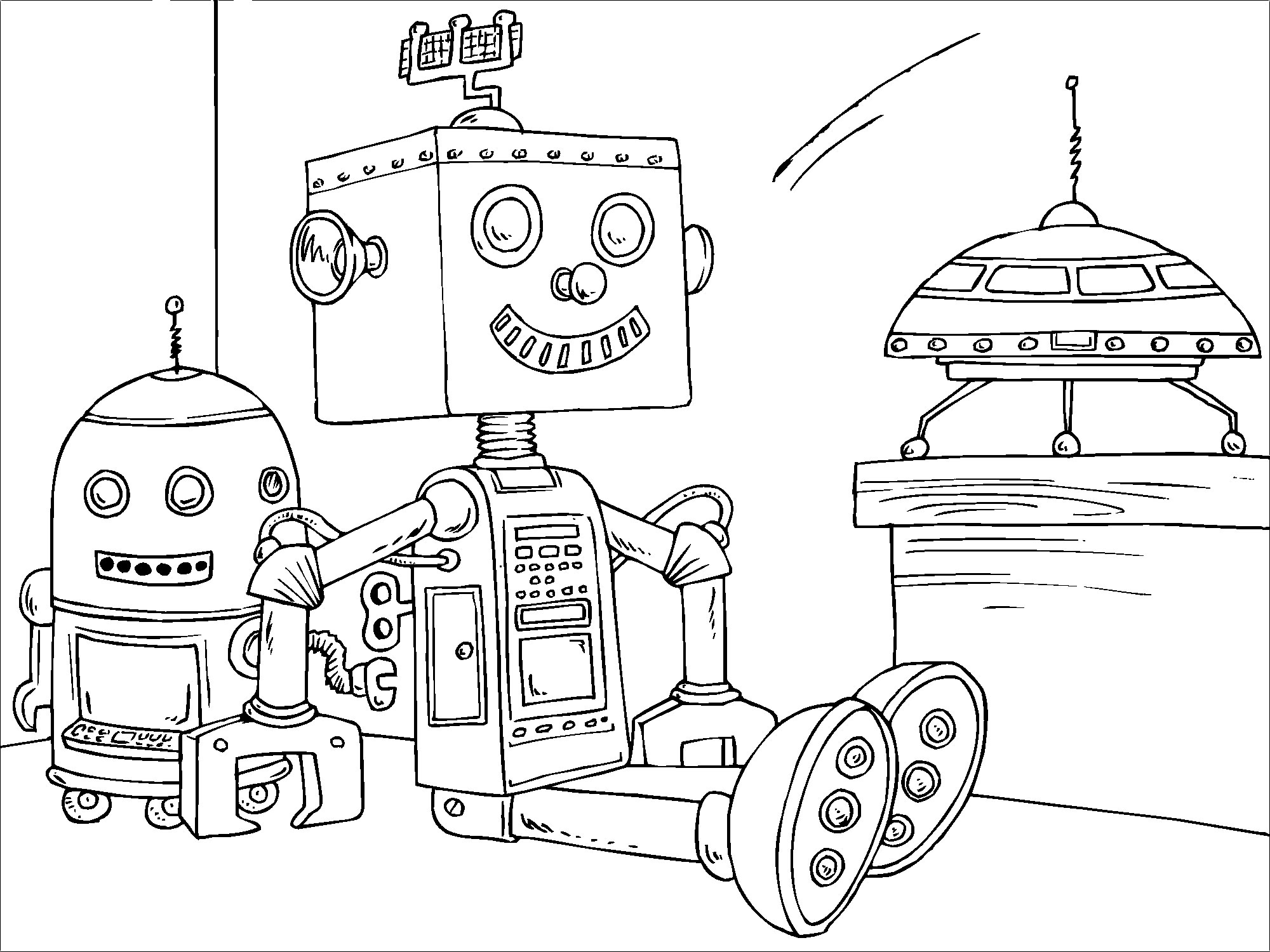2000x1500 From Future Robots Coloring Pages And Robot Craft Ideas For Kids