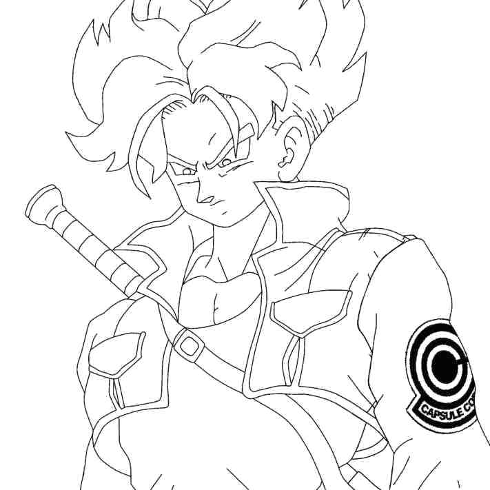 711x711 Future Gohan Coloring Pages Gohan Coloring Pages Little In Dragon
