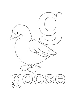 G Coloring Pages