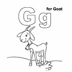 230x230 Top 25 Free Printable Letter G Coloring Pages Online