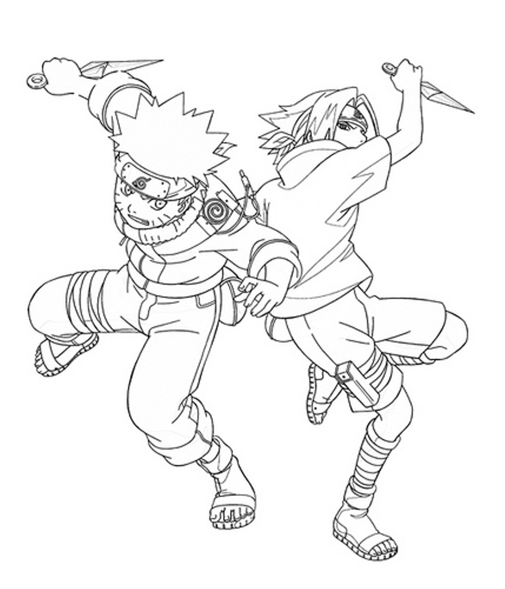 1000x1165 Naruto Coloring Pages