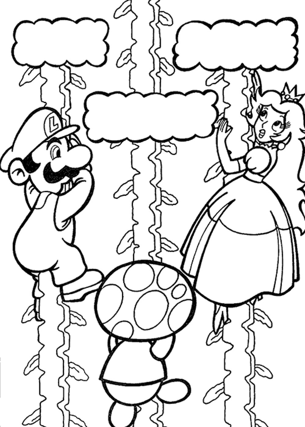 1000x1400 Awesome Mario Galaxy Coloring Pages Free Coloring Pages Download