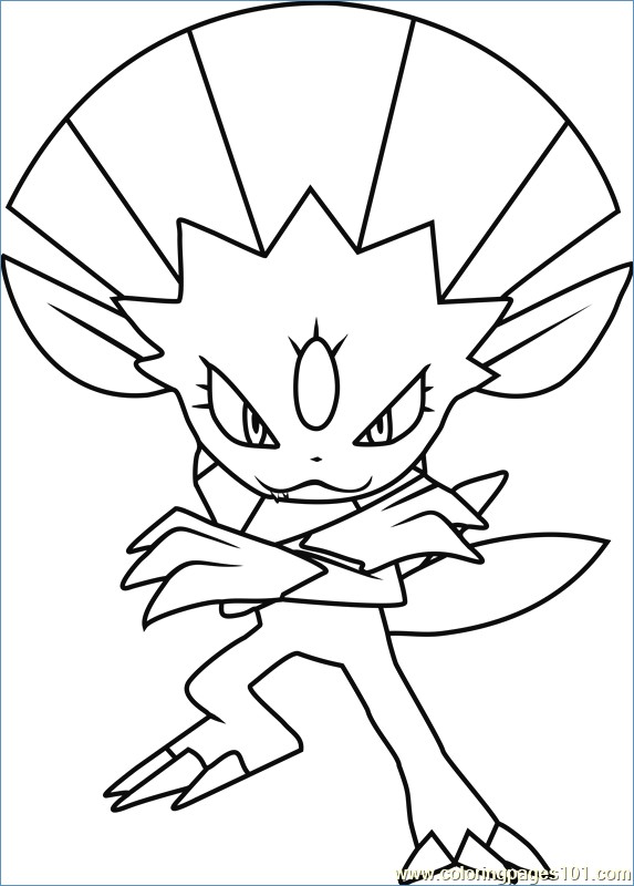 573x800 Cresselia Pokemon Coloring Page