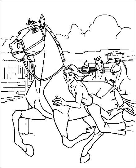 439x542 Coloring Pages Spirit The Wild Horse