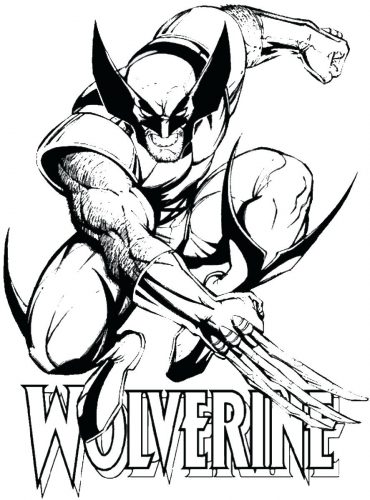 370x500 Coloring Pages ~ X Men Coloring Pages Your Creations You Have