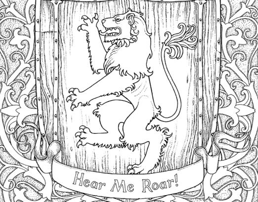 522x409 The Official Game Of Thrones Coloring Book Is Here!