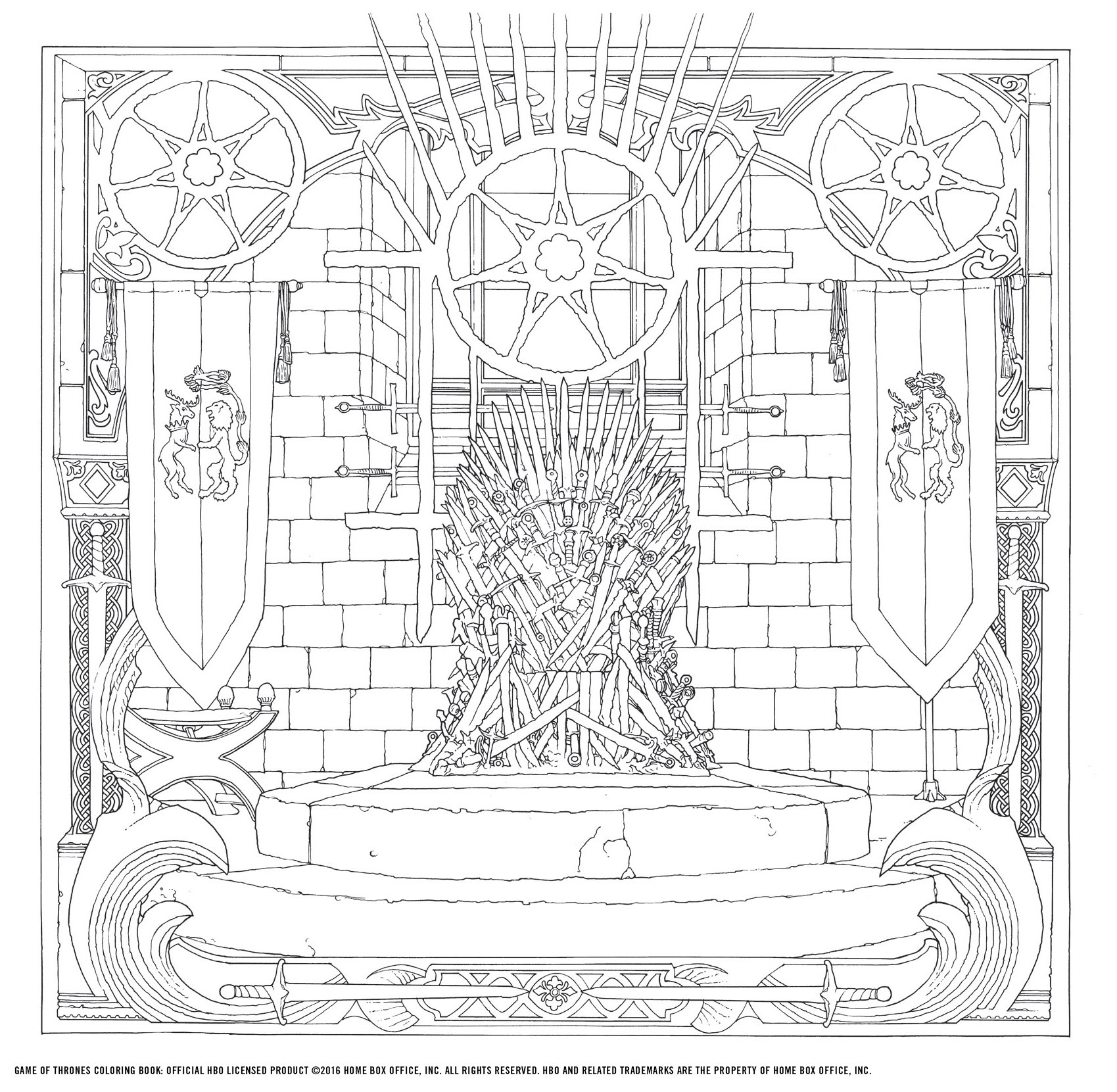 1699x1661 Design Inspiration Game Of Thrones Coloring Pages At Book