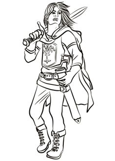 236x330 Over Hill, Bilbo And Gandalf Coloring Page Lord Of The Rings