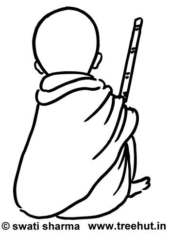 350x480 Mahatma Gandhi Clip Art