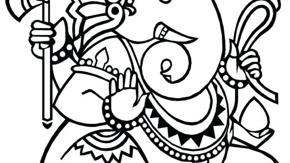 570x320 Ganesh Chaturthi Colouring Pictures Con Google Coloring Pages