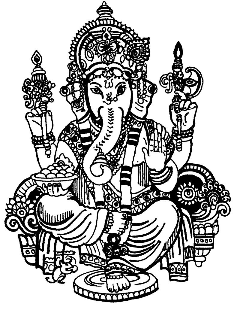 800x1032 Ganesha Coloring Pages To Download And Print For Free Coloring