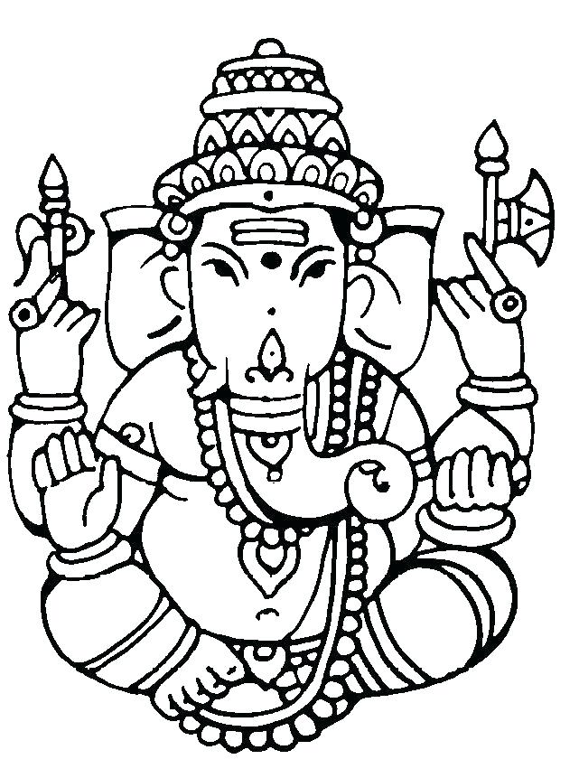 641x861 Ganpati Coloring Pages Coloring Pages Love This Outline But