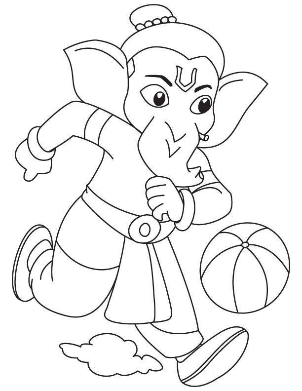 612x792 Lord Ganesha Coloring Pages Ganapati Ganesha