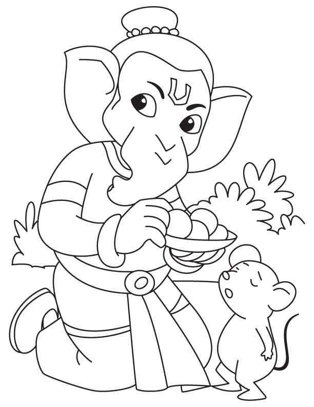 612x792 Ganesh Coloring Pages