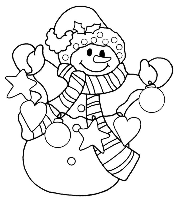 736x831 Picture For Coloring Best 25 Snowman Coloring Pages Ideas
