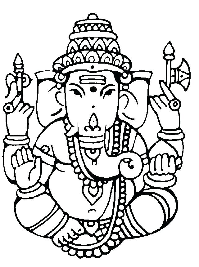 641x861 Ganesha Coloring Pages Blocktradex.club