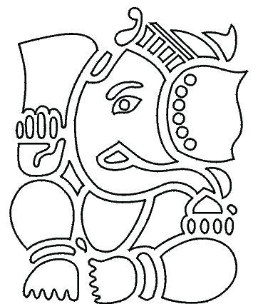 362x426 Picture Of Ganesha For Coloring Pin By On And A Colouring Coloring