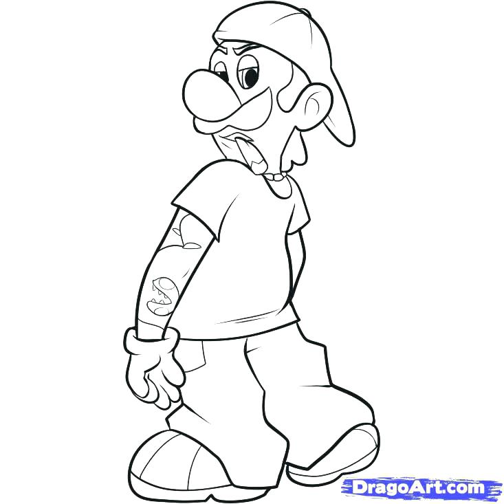 733x733 Stewie Coloring Pages Gangster Coloring Pages Gangsta Coloring