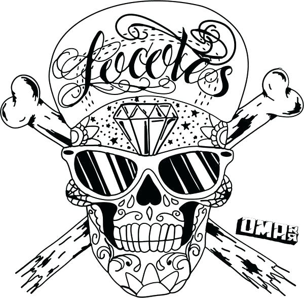 600x587 Gangster Coloring Pages Shippa.co