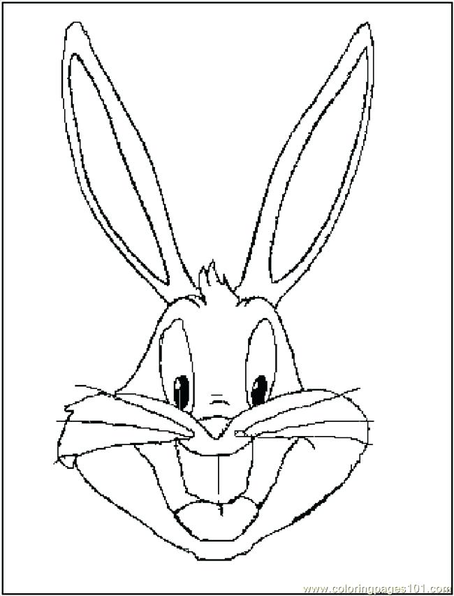 650x853 Bugs Bunny Coloring Page