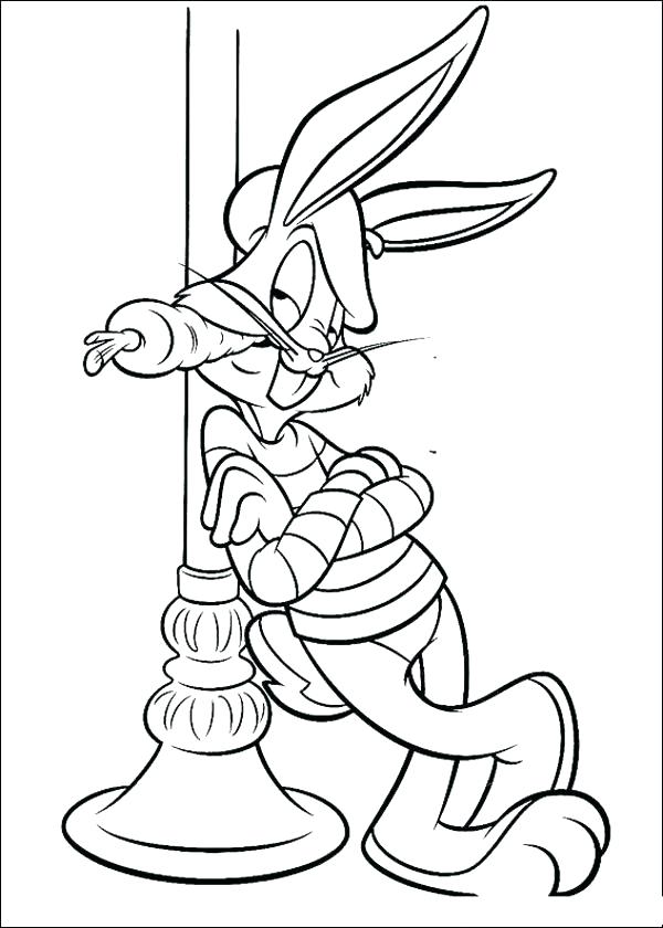 600x840 Bugs Bunny Coloring Page Gangster Bugs Bunny Coloring Pages