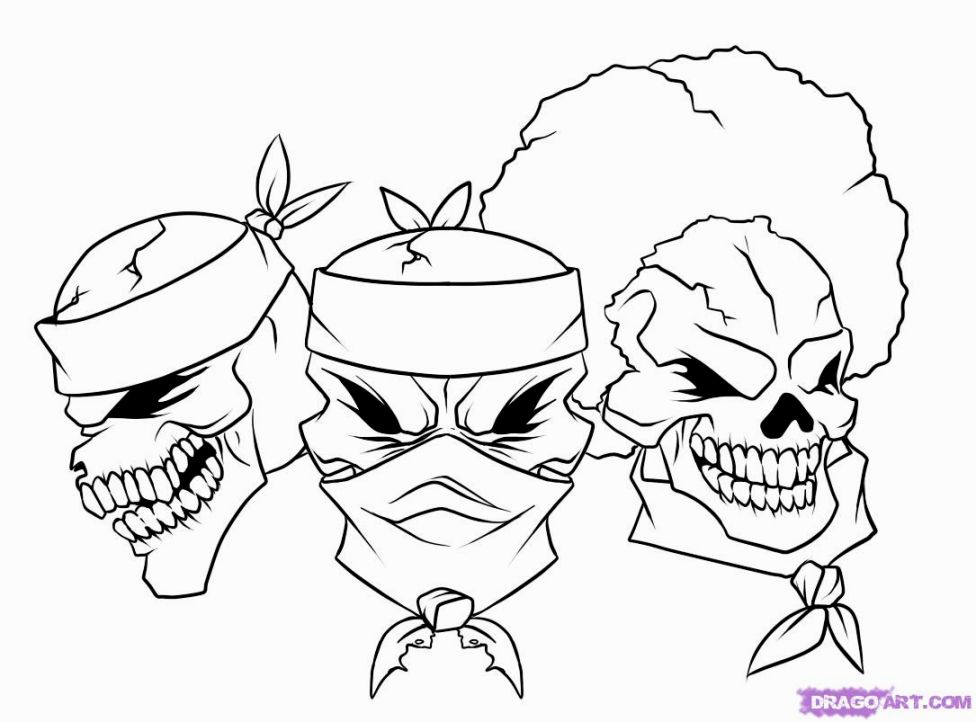 976x722 Gangster Coloring Pages