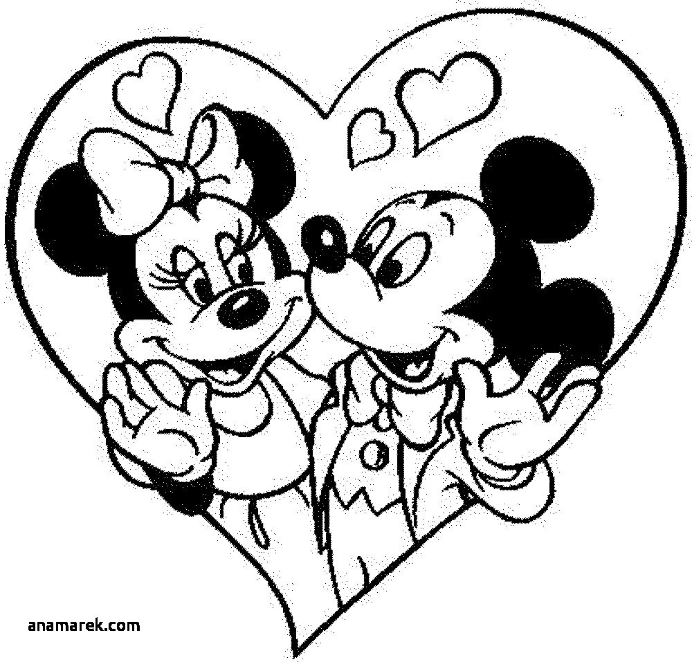 1000x957 Mickey And Minnie Mouse In Love Coloring Pages