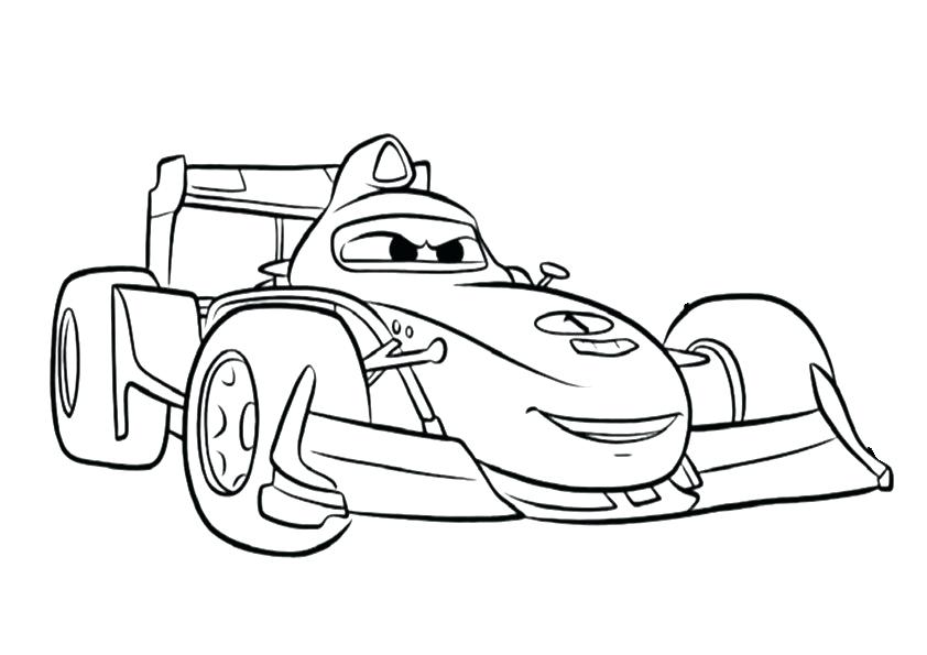 842x595 Lighting Mcqueen In The Garage In Disney Cars Coloring Page