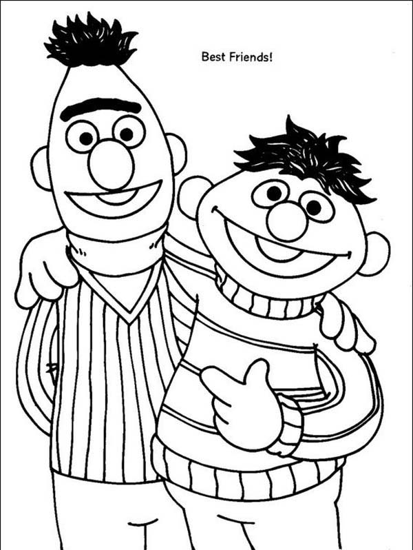 600x798 Sesame Street, Bert And Ernie Are Best Friend In Sesame Street
