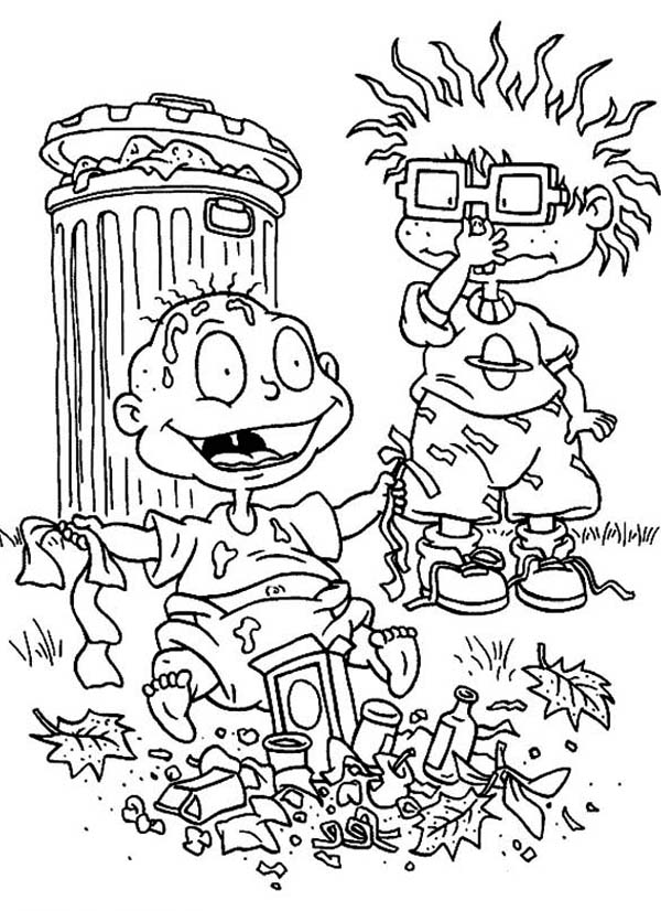 600x826 Chuckie Find Tommy Is So Smeely Because Playing Garbage In Rugrats