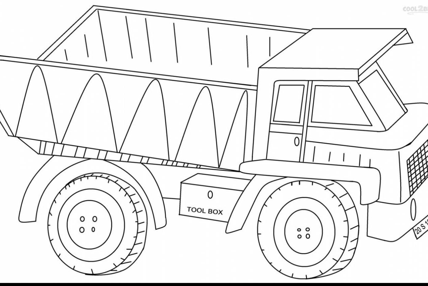 1400x935 Dump Truck Coloring Pages For Kids Print Color Printable General