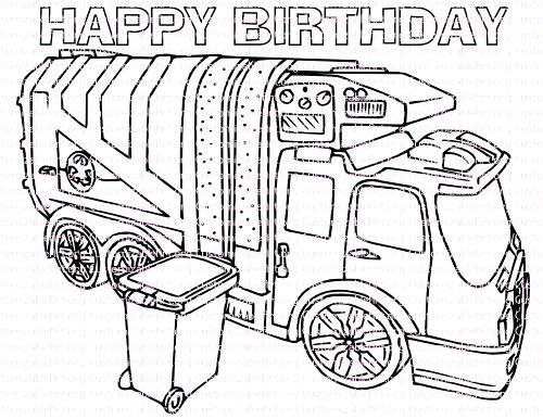 500x386 Free Printable Dump Truck Coloring Pages Garbage For Kids Best