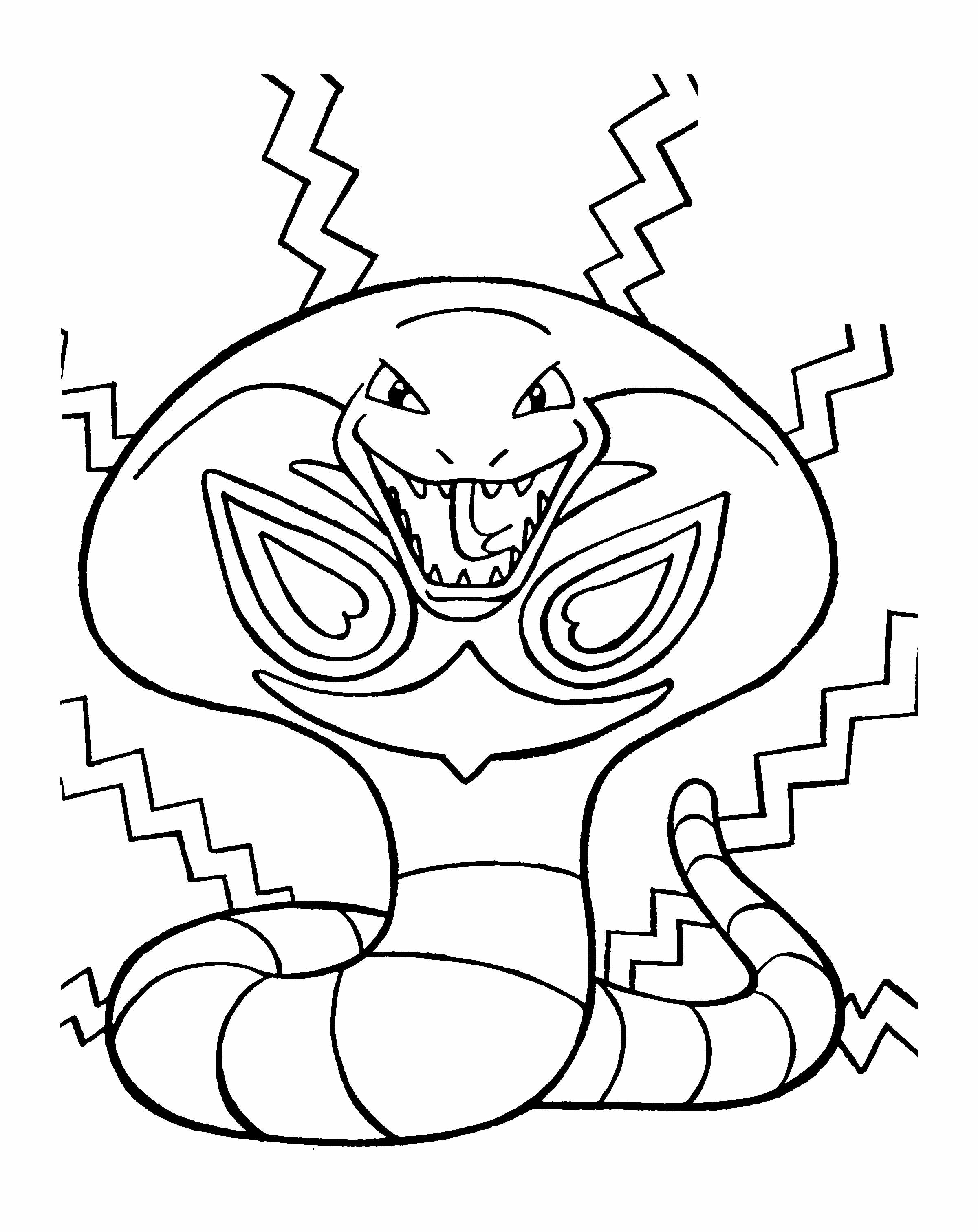 2400x3023 New Pokemon The Evil Snake Coloring Page Coloring Pages