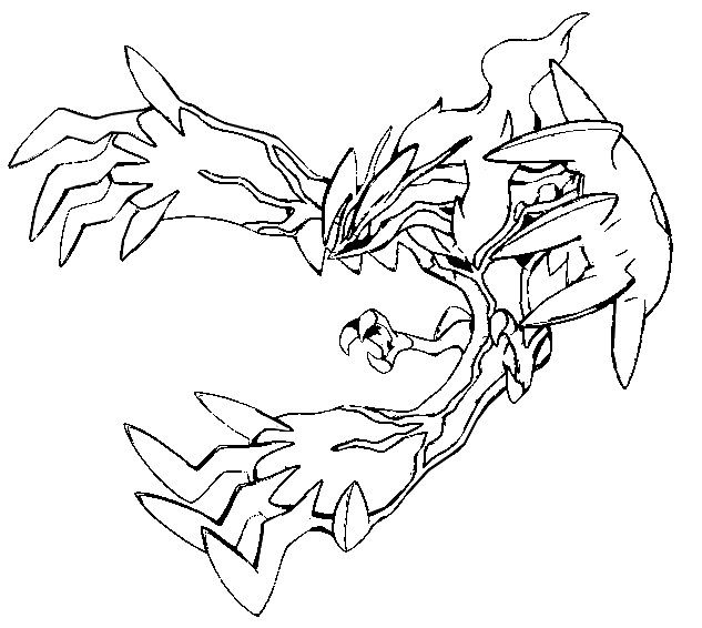 633x566 Pokemon Yveltal Coloring Pages Yveltal Pokemon