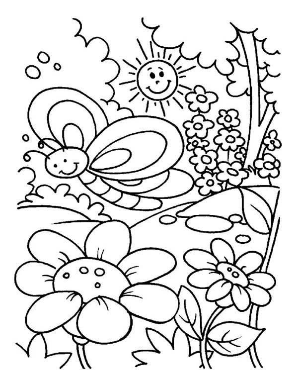600x776 Gardening Coloring Pages To Download And Print For Free