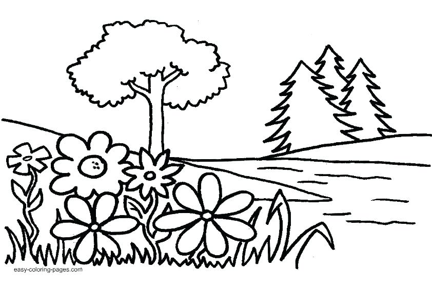 842x598 Gardening Coloring Pages Free Printable Kids Coloring Garden