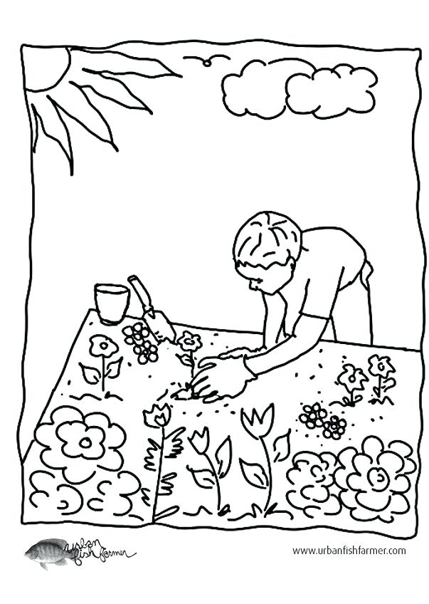603x848 4 H Coloring Pages 4 H Coloring Sheets Coloring Pages Of Gardens