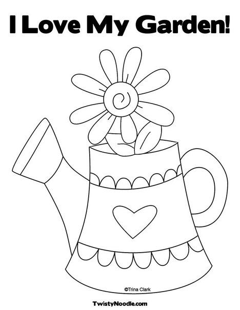 468x605 Coloring Pages Watering Can This Will Print Full Screen