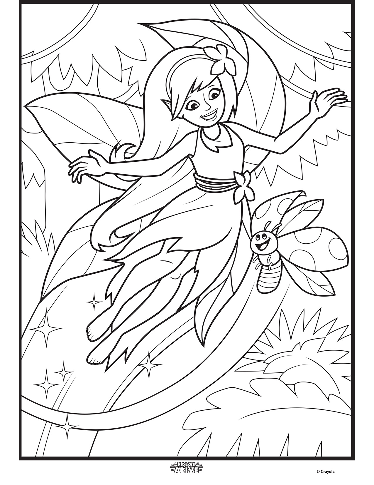 1275x1650 Color Alive Enchanted Forest