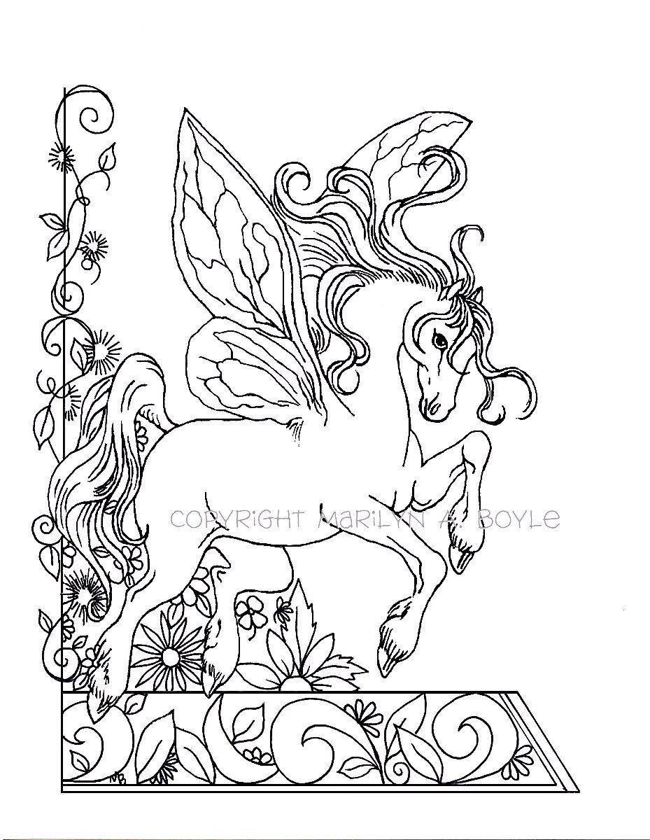 929x1200 Revisited Garden Fairy Coloring Pages Adult Coloring Page Fantasy