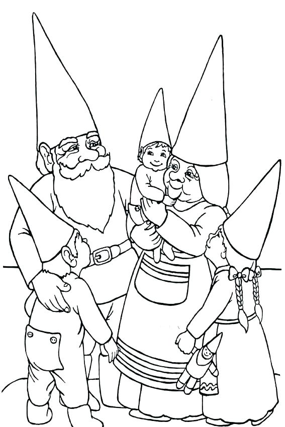 567x850 Gnome Coloring Pages Gnome Coloring Pages Fresh Gnome Coloring