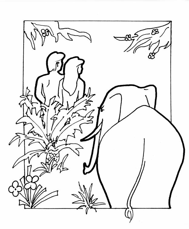 Garden Of Eden Coloring Pages