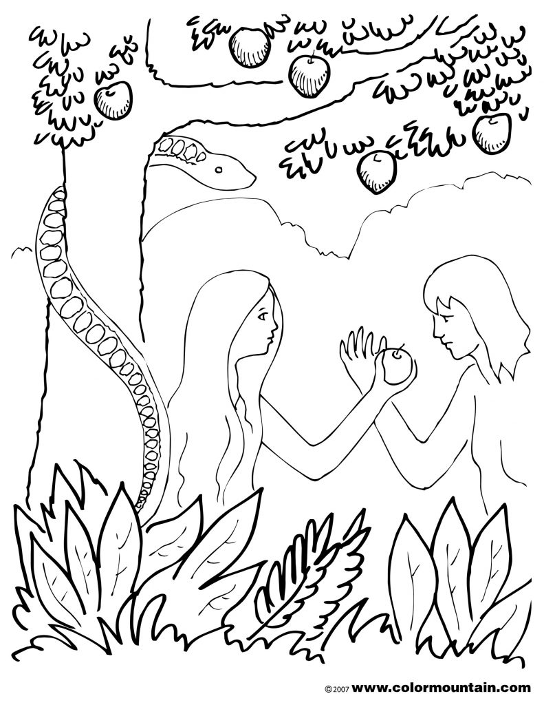 791x1024 Garden Of Eden Coloring Page