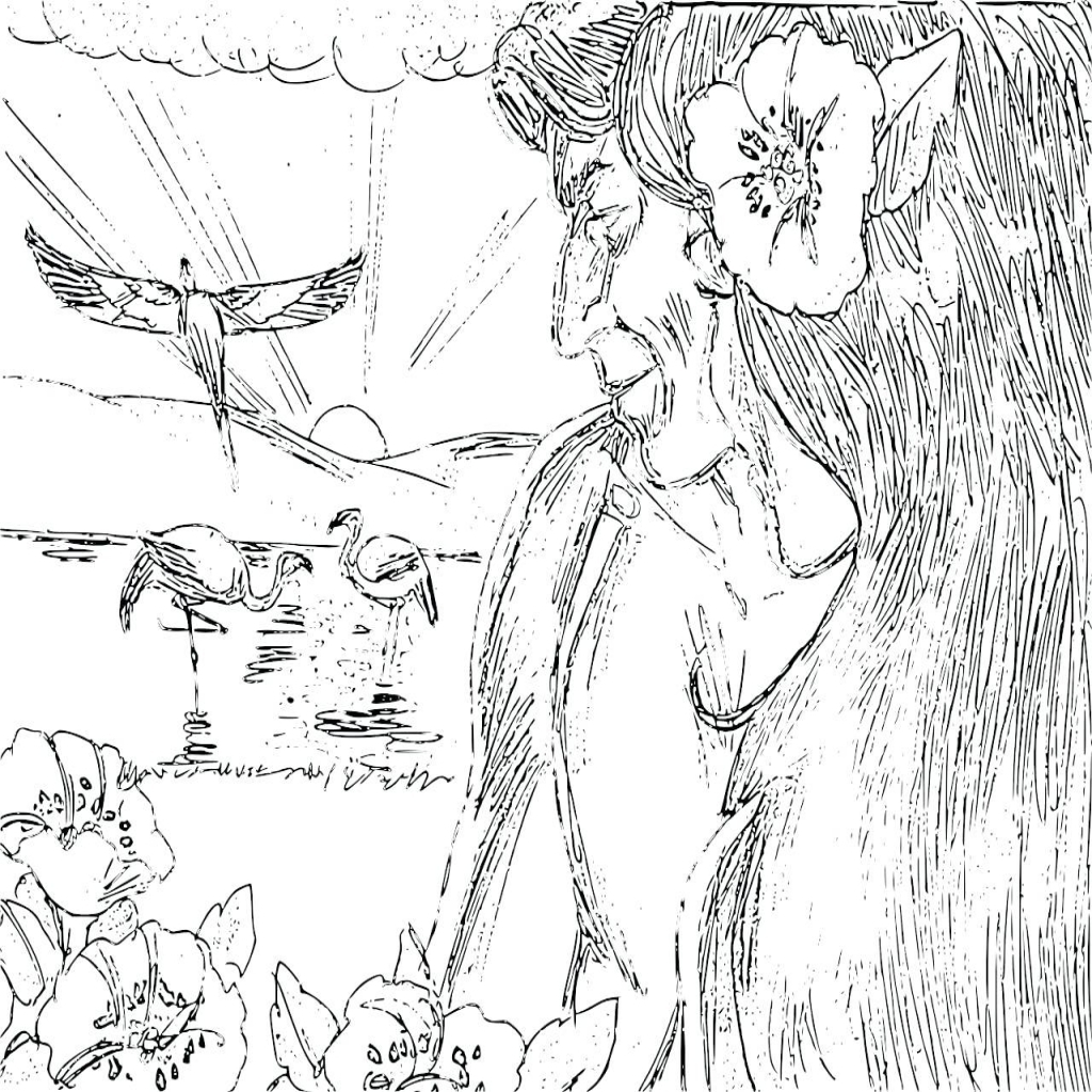 1024x1024 Garden Eden Coloring Pages Typeakitchen In The Good Garden