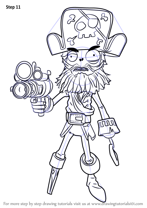 600x846 Plants Vs Zombies Garden Warfare Drawing