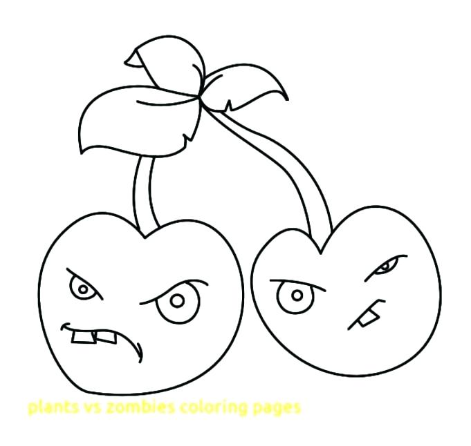 681x646 Plants Versus Zombies Garden Warfare Coloring Pages Zombie Vs