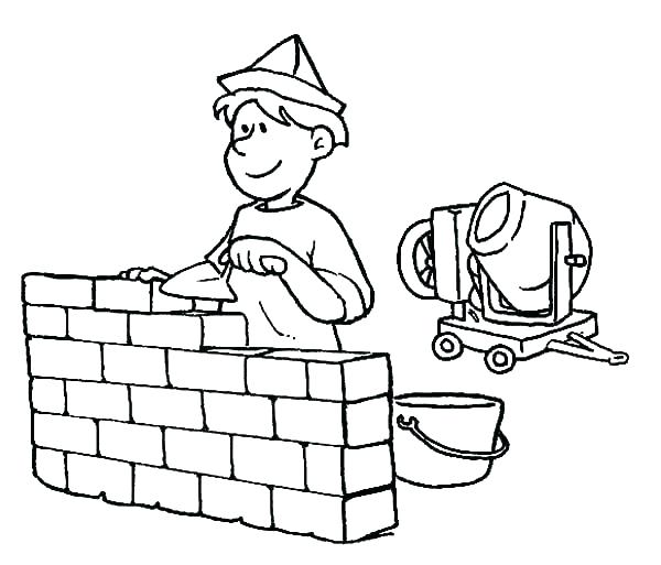 600x513 Tools Coloring Pages Coloring Pages Tools Construction For Girls