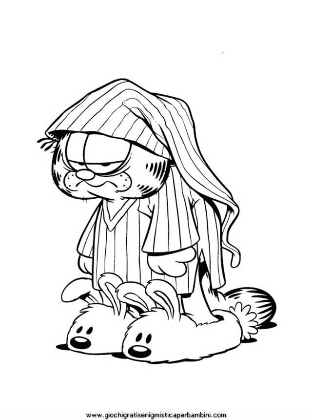 640x860 Mejores 202 De Garfield Coloring Pages En